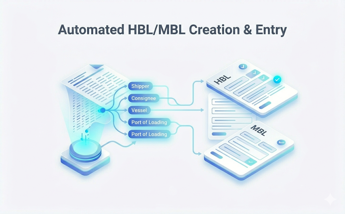 Automated HBL and MBL creation visual